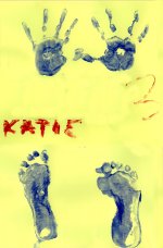 Katie name and hands and feet 31-10-98 150x228.jpg (8474 bytes)